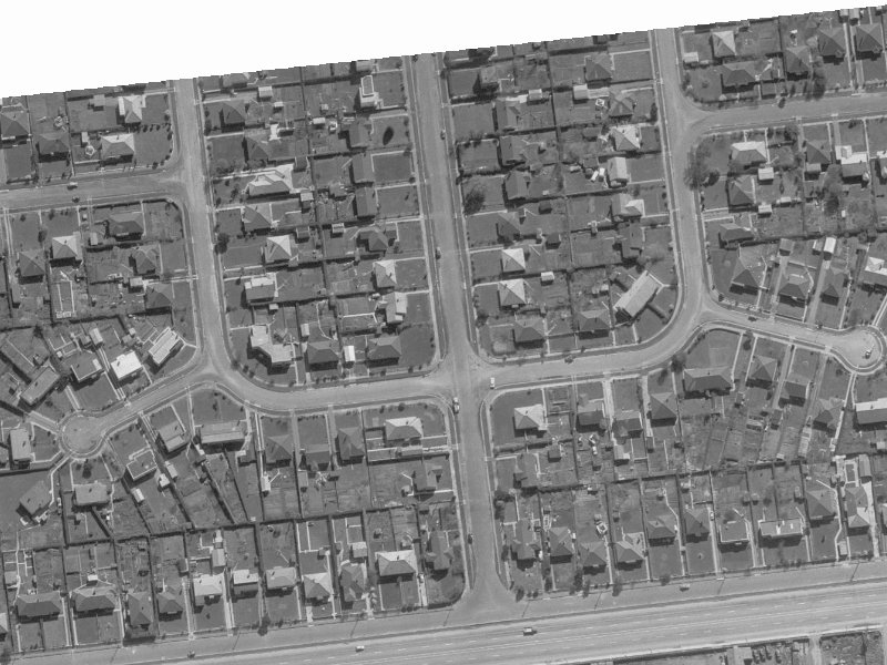 13E Tika Street from the air, 1960-1964