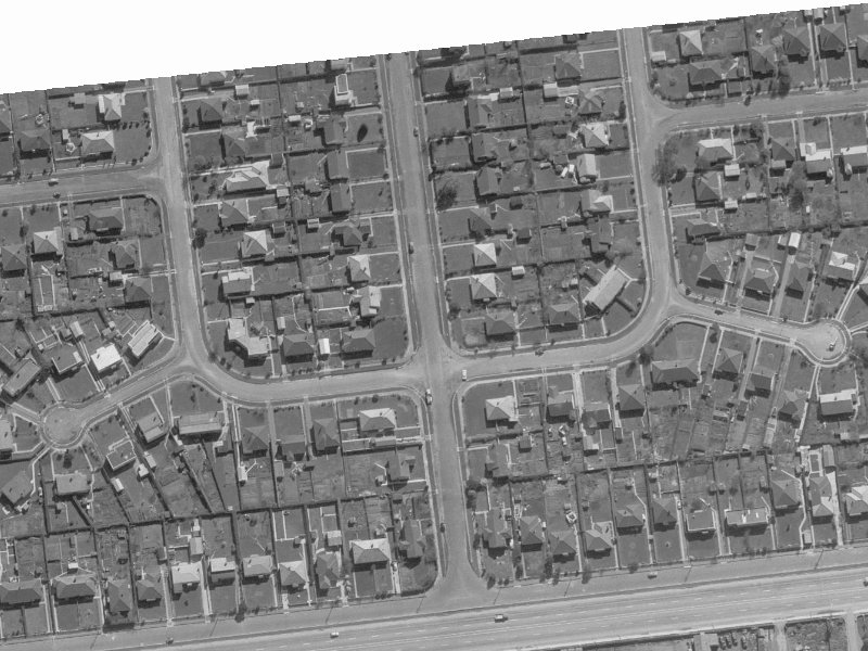 37D Centennial Avenue from the air, 1960-1964