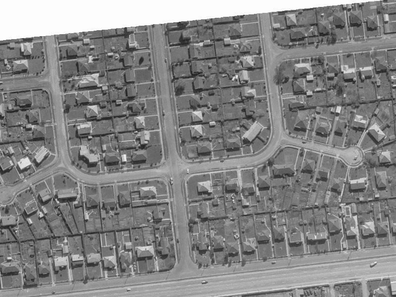 37 Centennial Avenue from the air, 1960-1964