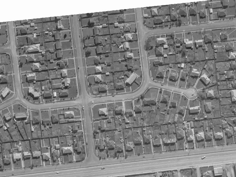 35 Centennial Avenue from the air, 1960-1964