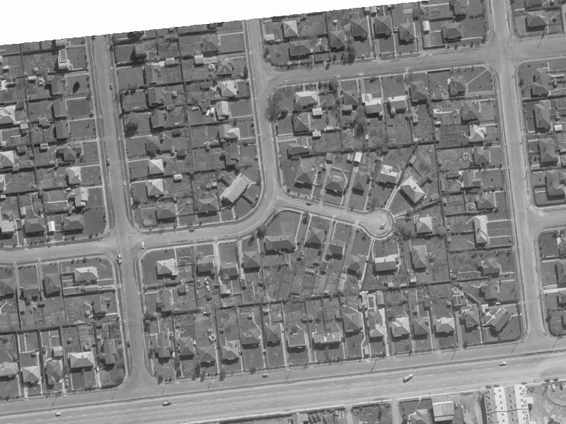 1 Kawaka Street from the air, 1960-1964