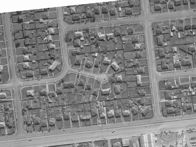 6 Kawaka Street from the air, 1960-1964