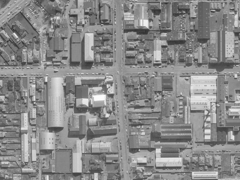 221 Antigua Street from the air, 1960-1964