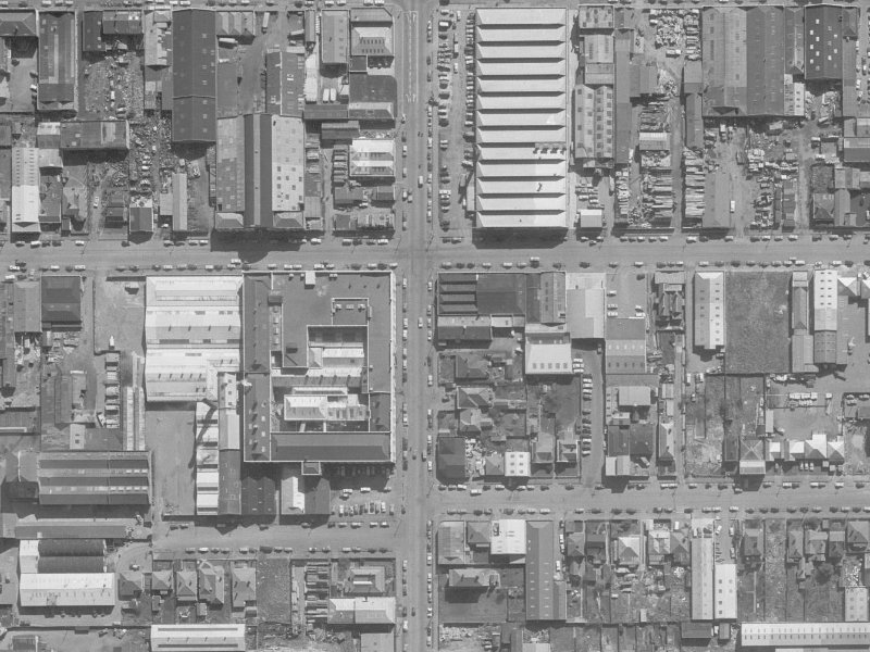 215 Montreal Street from the air, 1960-1964