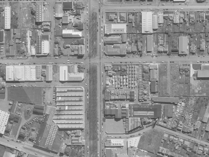 58 Fitzgerald Avenue from the air, 1960-1964