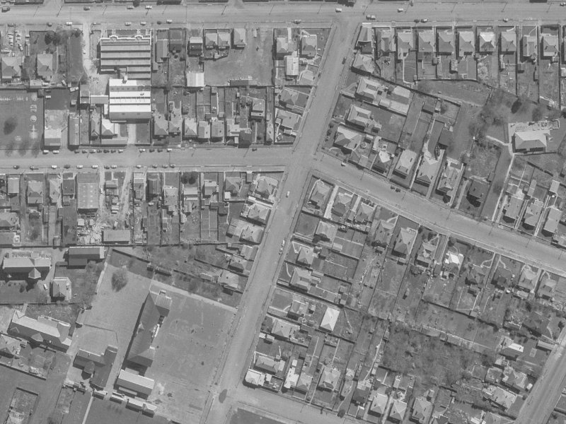 54 Nursery Road from the air, 1960-1964