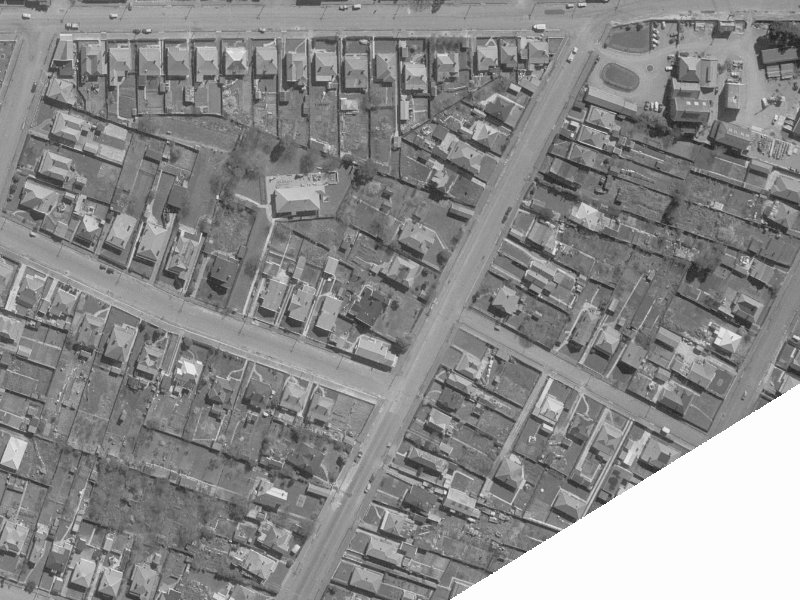 73 Mathesons Road from the air, 1960-1964