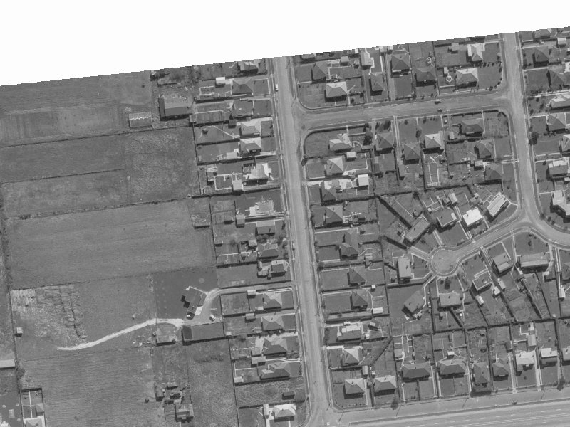 92 Wharenui Road from the air, 1960-1964