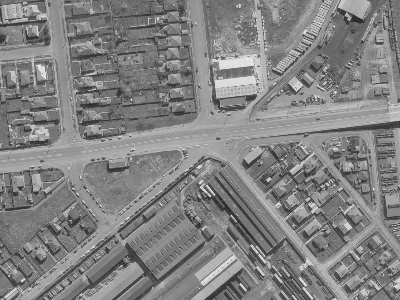 64R Blenheim Road from the air, 1960-1964