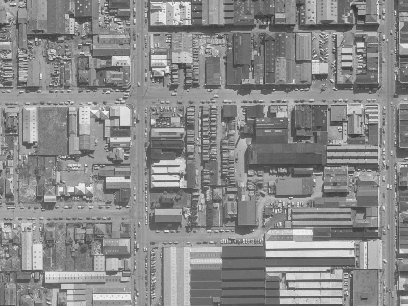 590-588 Colombo Street from the air, 1960-1964