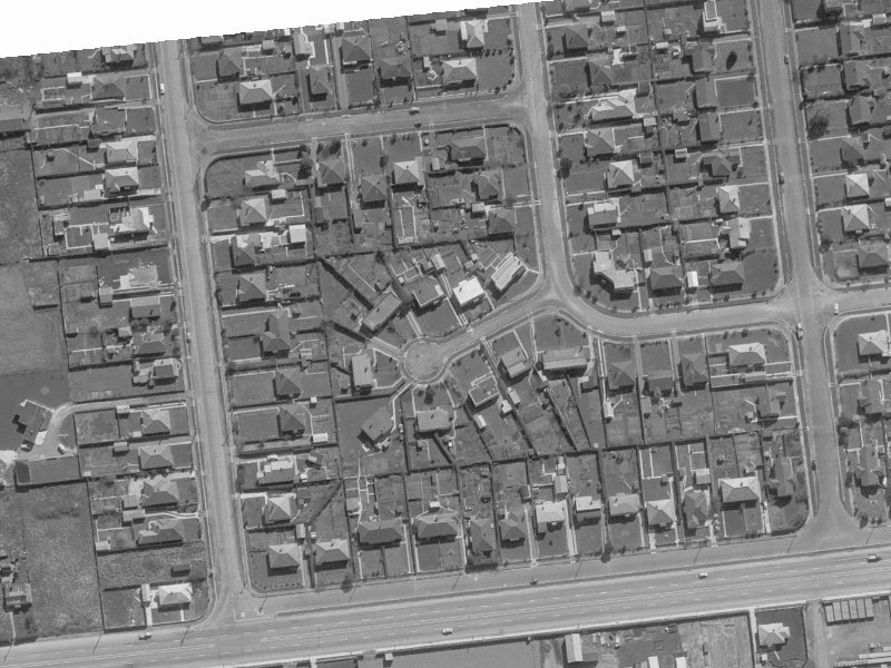 8 Tonga Place from the air, 1960-1964
