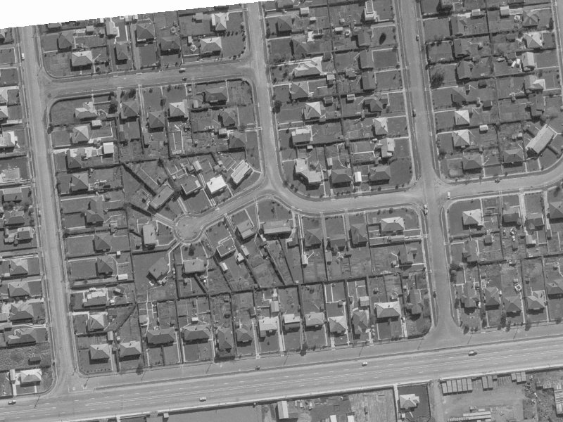 50A Centennial Avenue from the air, 1960-1964