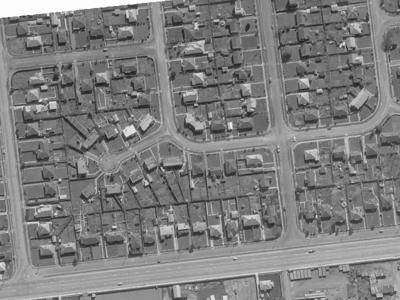 46A Centennial Avenue from the air, 1960-1964