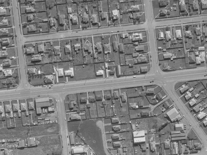 108A Blenheim Road from the air, 1960-1964