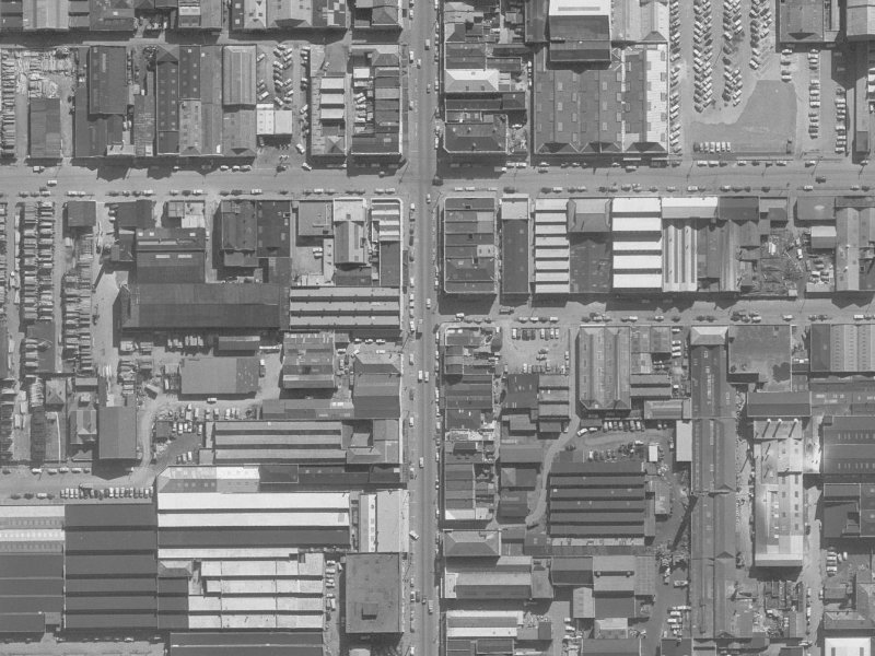 584 Colombo Street from the air, 1960-1964
