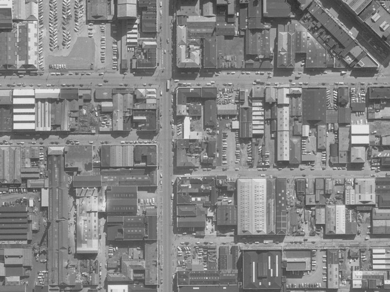 62 Manchester Street from the air, 1960-1964