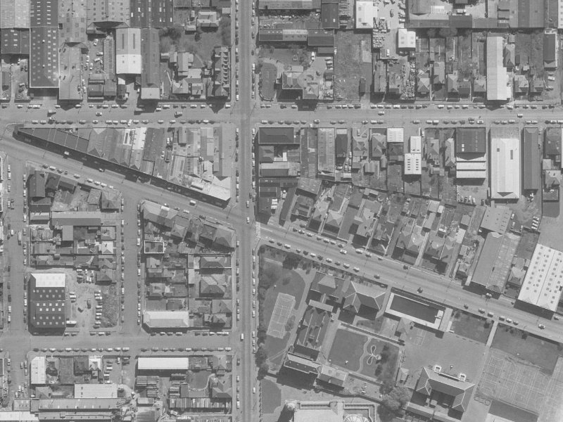 170 Barbadoes Street from the air, 1960-1964