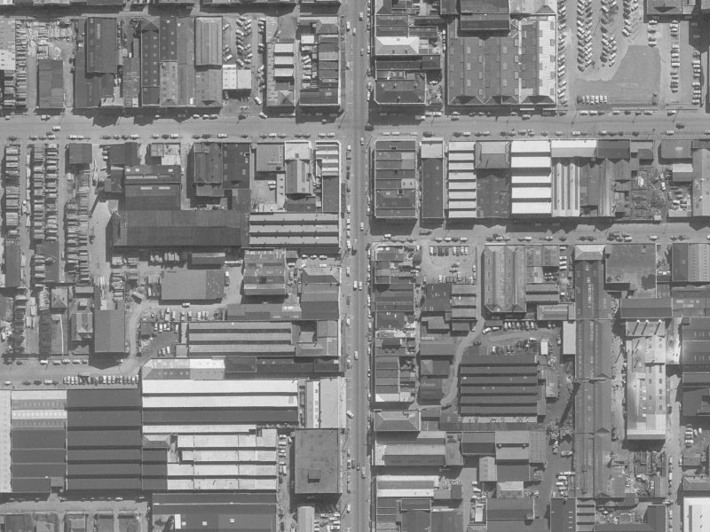 582 Colombo Street from the air, 1960-1964