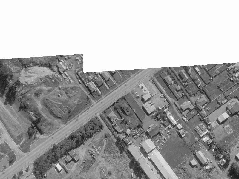 121E Main South Road from the air, 1960-1964