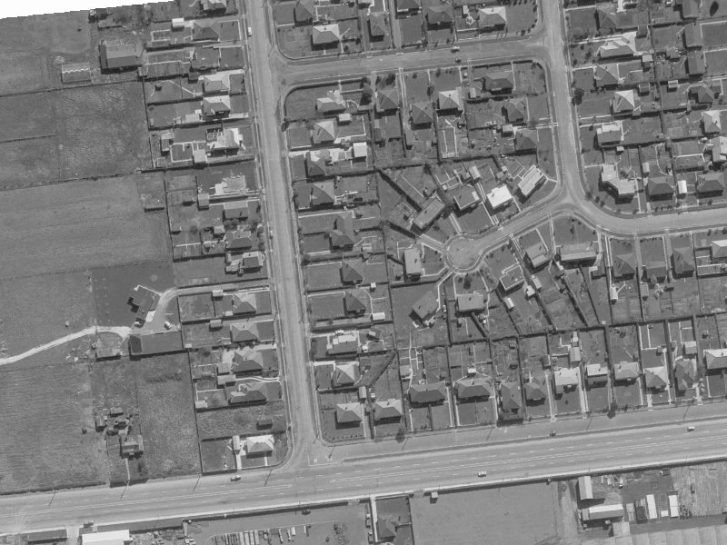 73A Wharenui Road from the air, 1960-1964