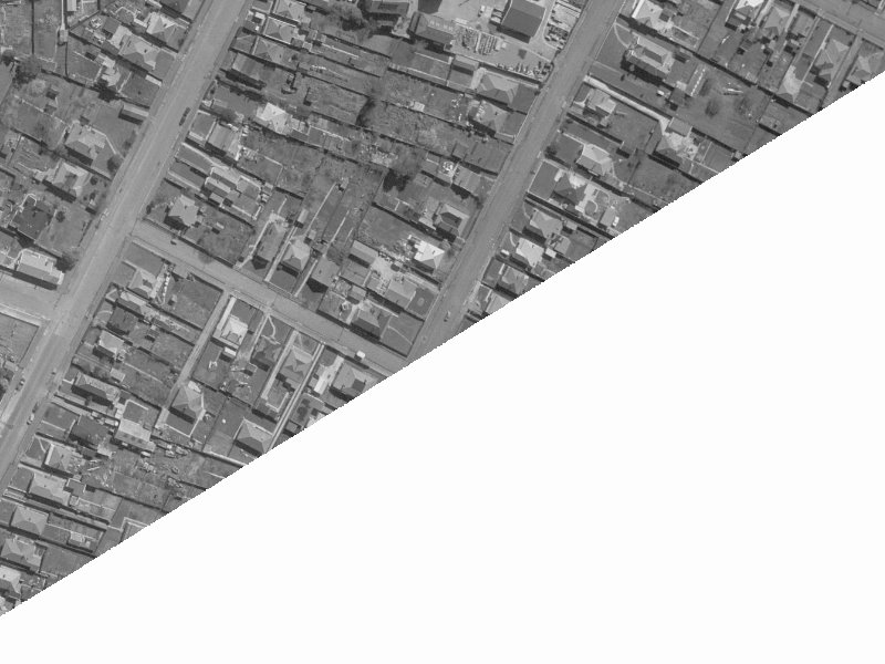 79 Inglis Street from the air, 1960-1964
