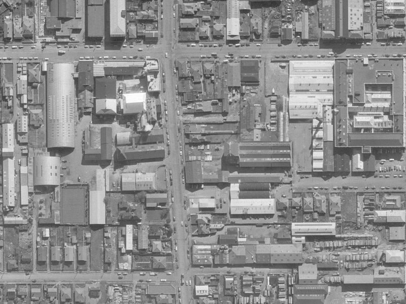 230 Antigua Street from the air, 1960-1964