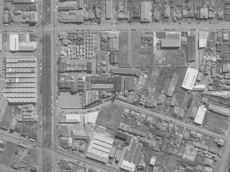 23E Leeds Street from the air, 1960-1964