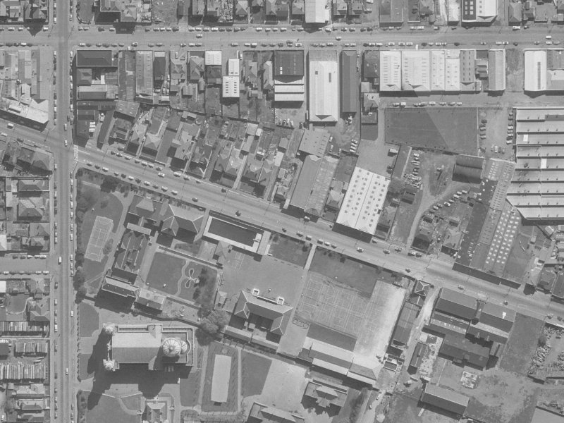 84 Ferry Road from the air, 1960-1964