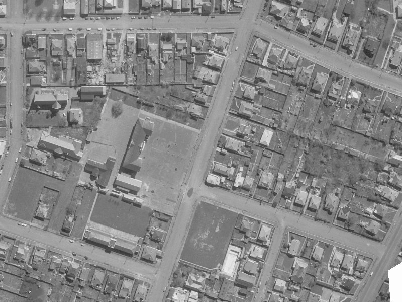 33 Nursery Road from the air, 1960-1964