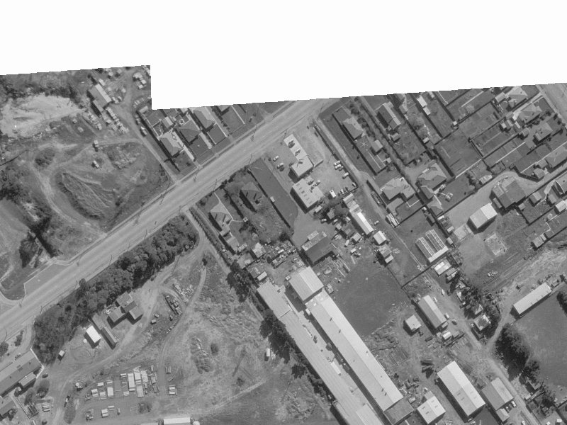 121A Main South Road from the air, 1960-1964