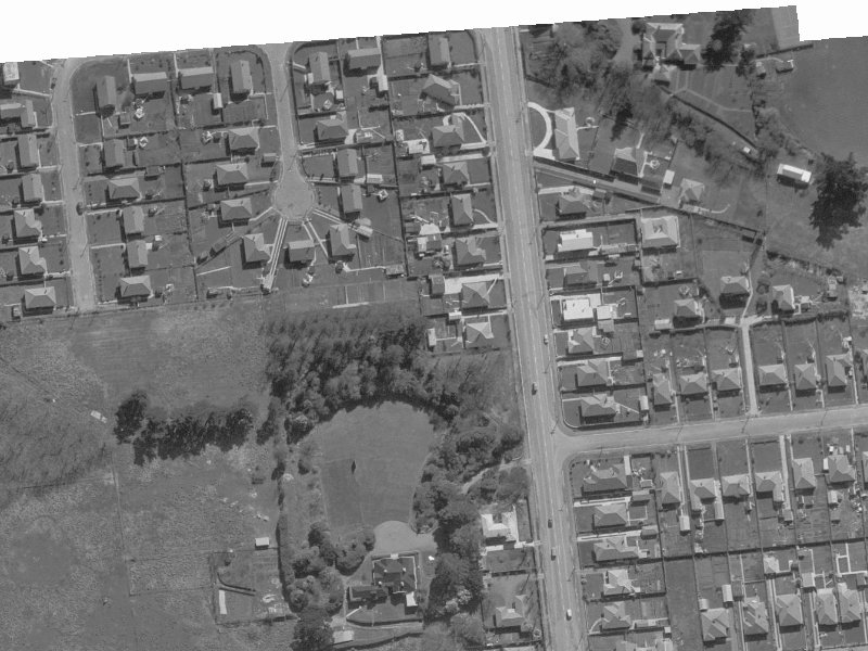 74 Hansons Lane from the air, 1960-1964