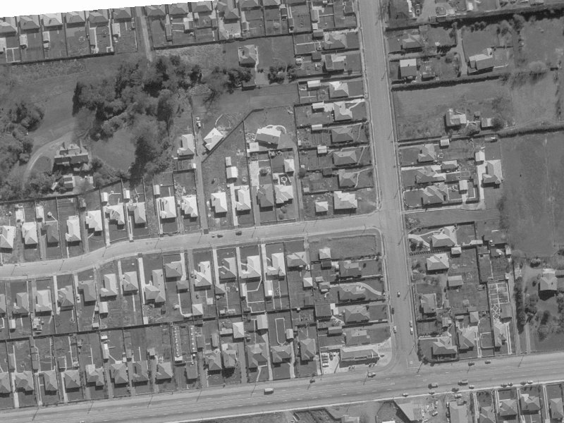 55 Arthur Street from the air, 1960-1964