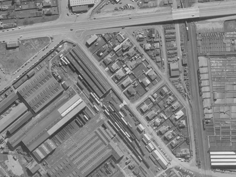 55 Blenheim Road from the air, 1960-1964