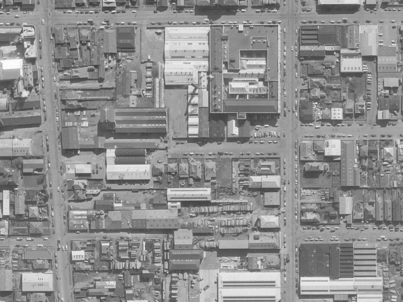 Acton Street from the air, 1960-1964