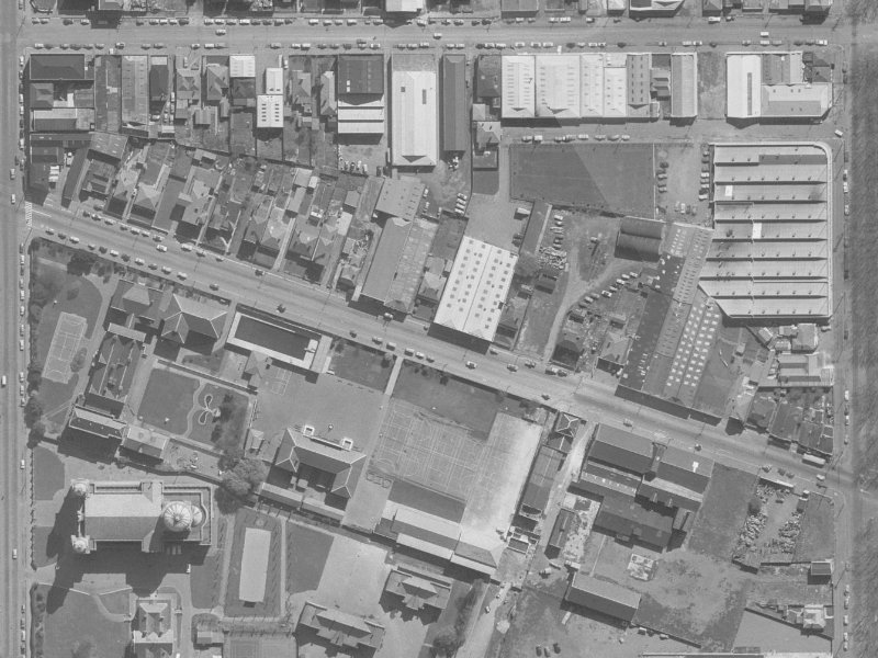 87 Ferry Road from the air, 1960-1964