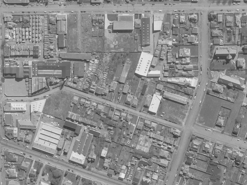 24 Leeds Street from the air, 1960-1964