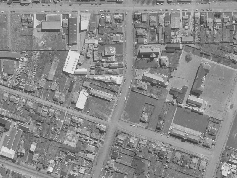 33 Phillips Street from the air, 1960-1964