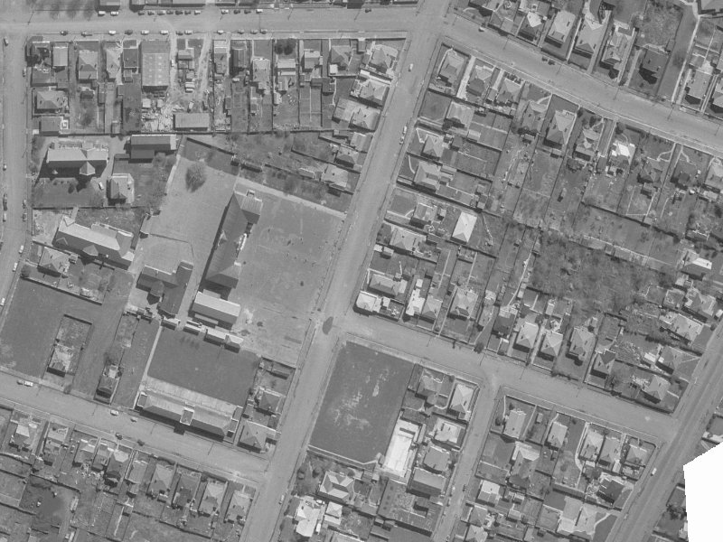 40 Nursery Road from the air, 1960-1964