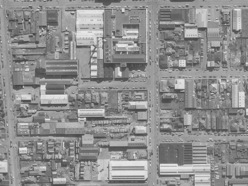 4 Acton Street from the air, 1960-1964