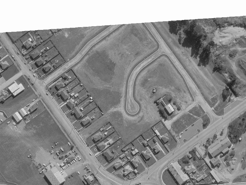 Marshwood Place from the air, 1960-1964