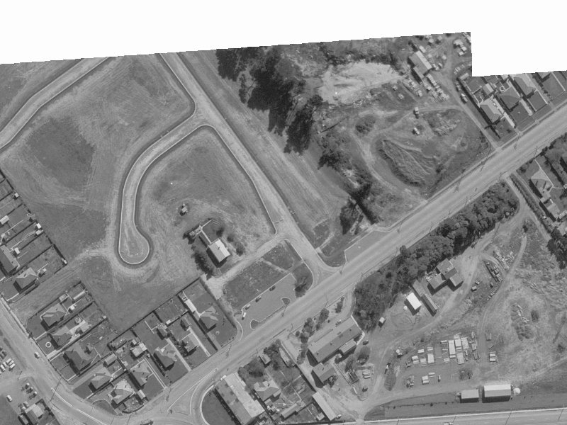 9 Greenhurst Street from the air, 1960-1964