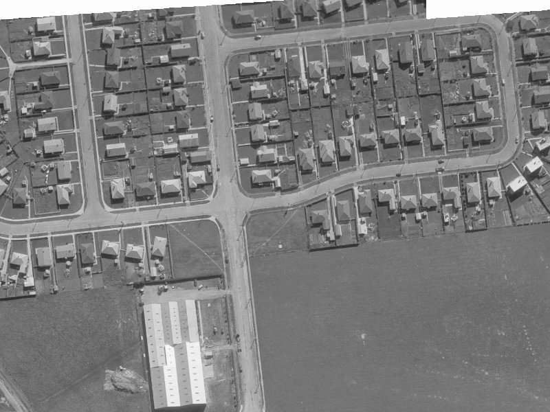 59 Hillary Crescent from the air, 1960-1964
