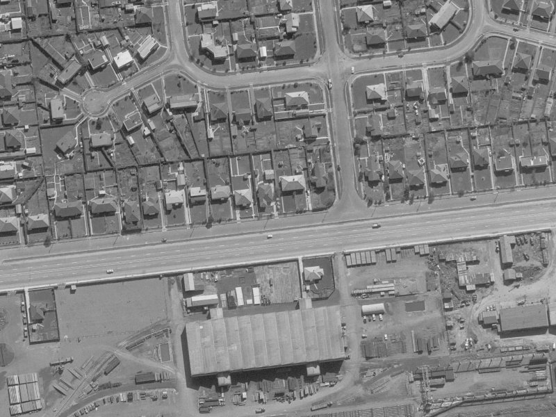 228 Blenheim Road from the air, 1960-1964