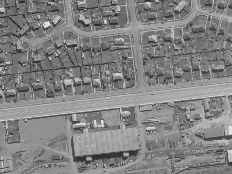 238a Blenheim Road from the air, 1960-1964