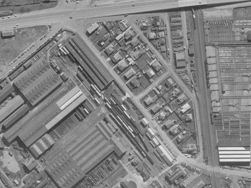 26 Lowe Street from the air, 1960-1964