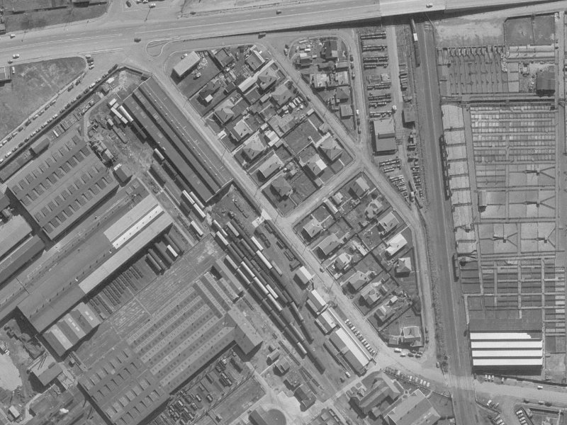 23 Lowe Street from the air, 1960-1964
