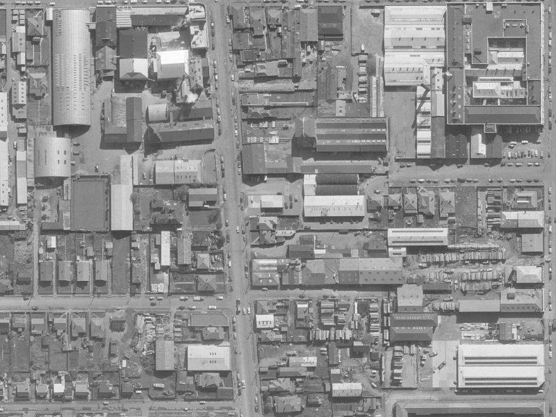 220 Antigua Street from the air, 1960-1964