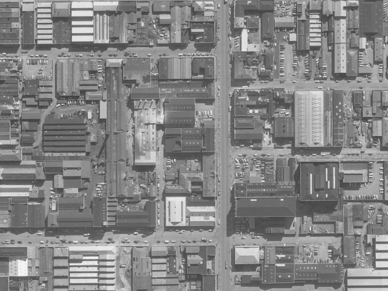 558 Colombo Street from the air, 1960-1964