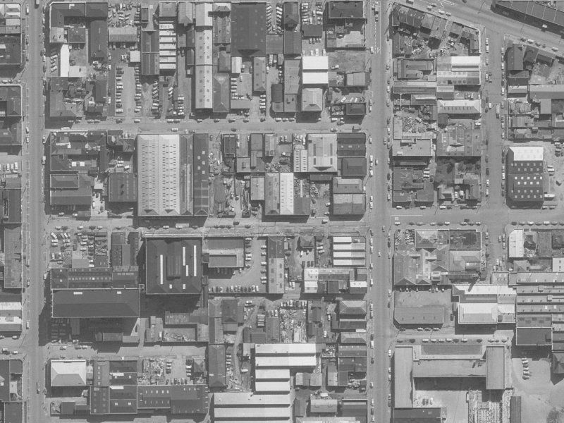 33 Allen Street from the air, 1960-1964