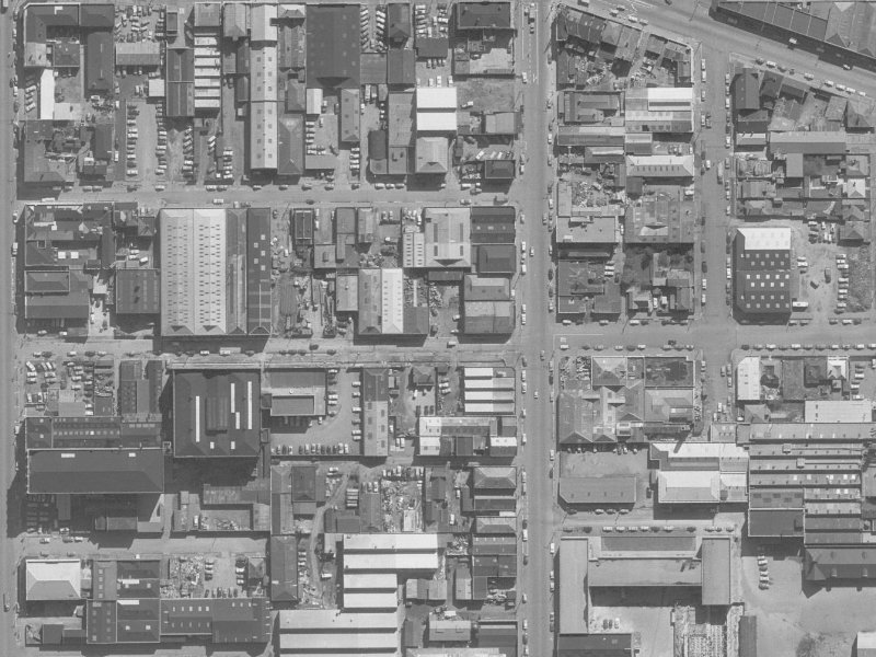 39-41 Allen Street from the air, 1960-1964